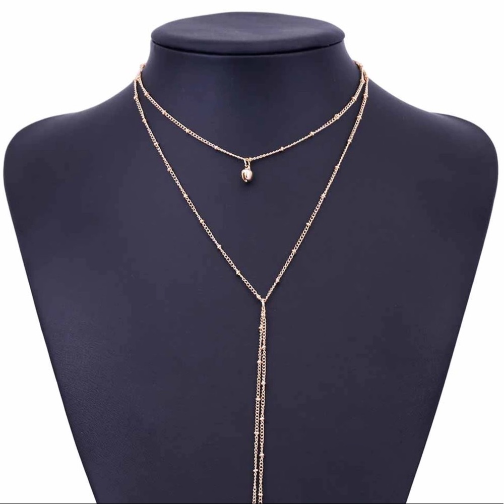 3 for $25⚡️Dainty Layered choker tassel necklace - Picture 3 of 7